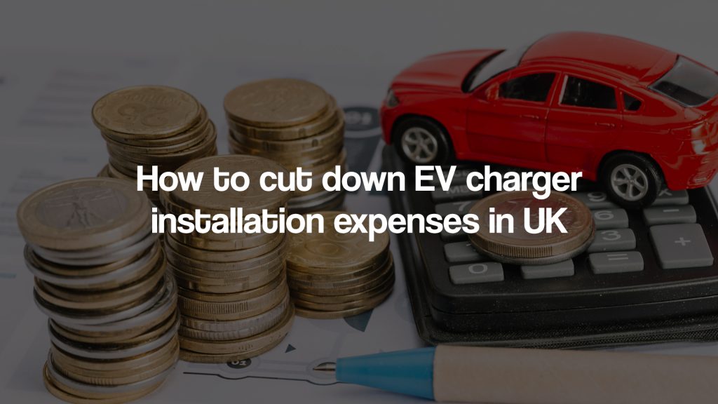 EV technician installing a home electric vehicle charger in the UK to reduce setup costs.