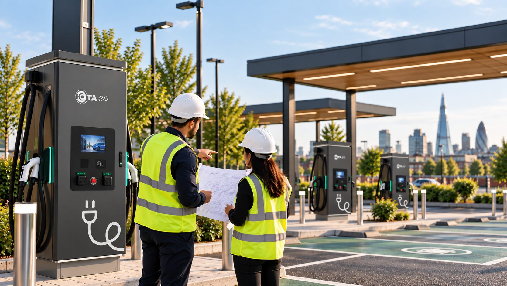 CITA EV Charging Station Skyline