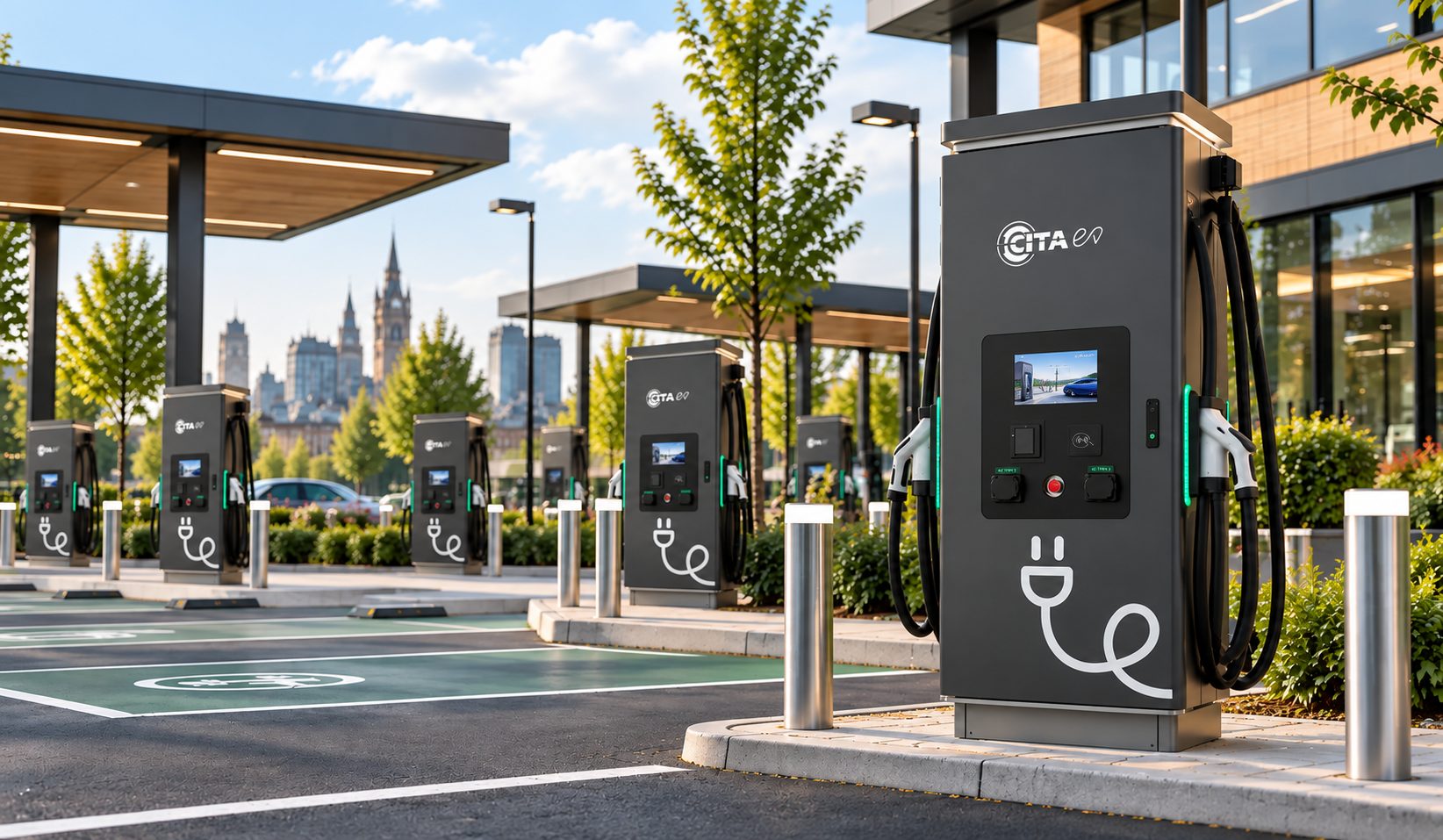 Modern CITA EV Charging Plaza